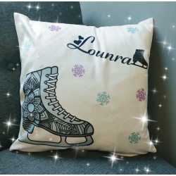 Coussin thème patins 1