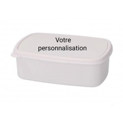 Boîte à goûter personnalisable