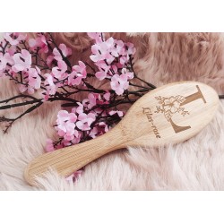 Brosse initial fleuri