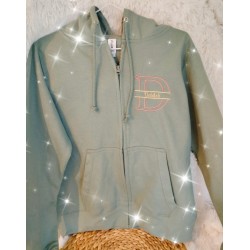 Veste zippé à capuche