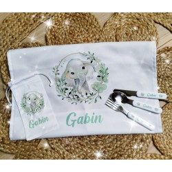 Couvert enfant+serviette