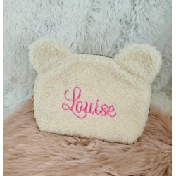 Trousse de toilette brodé