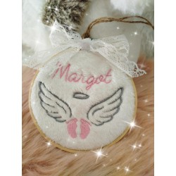 Tambourin Noël bébé ange