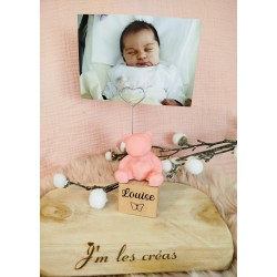 Porte photo ourson en...