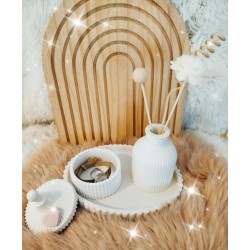 Plateau déco avec pot bijoux