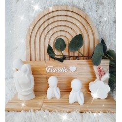 Famille en résine