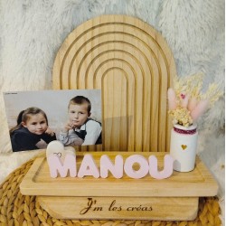 Plateau avec vase et...