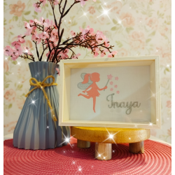 Tirelire fond brodé