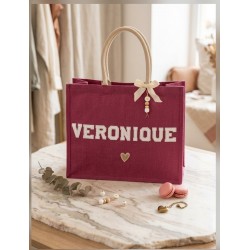 Sac en jute coloris estivale