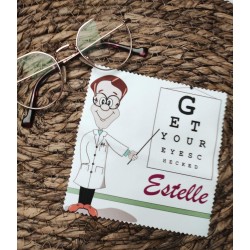 Essuie -lunette thème opticien