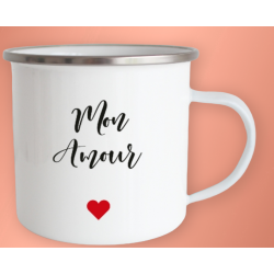 Mug émaillé St Valentin